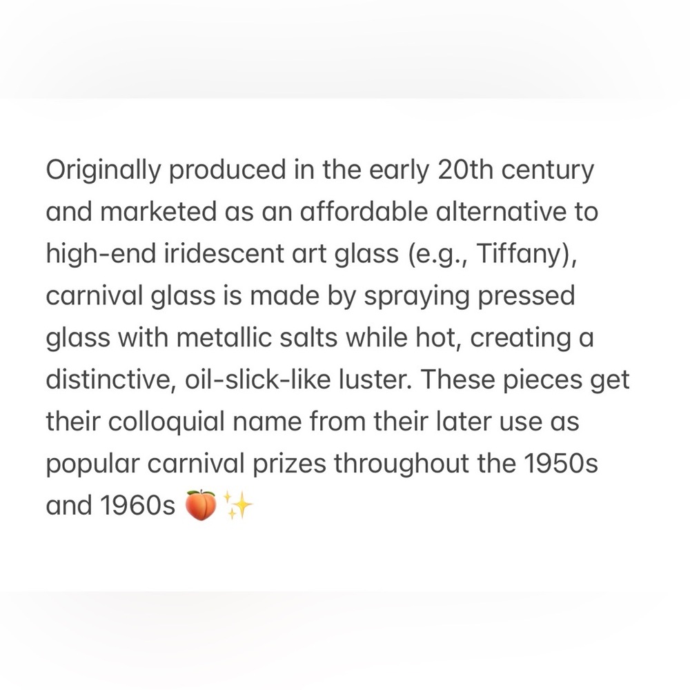 🌟HOST PICK!🌟 60s Vintage 🧡 Carnival Glass Tumblers (4) - Picture 3 of 3
